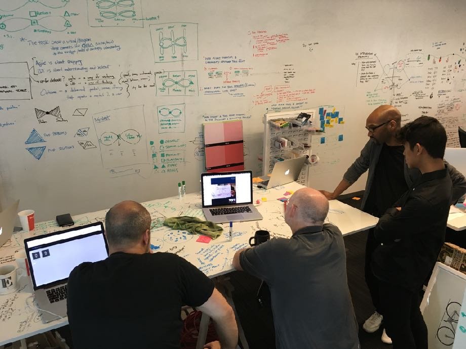 A working session at IBM Studios Austin